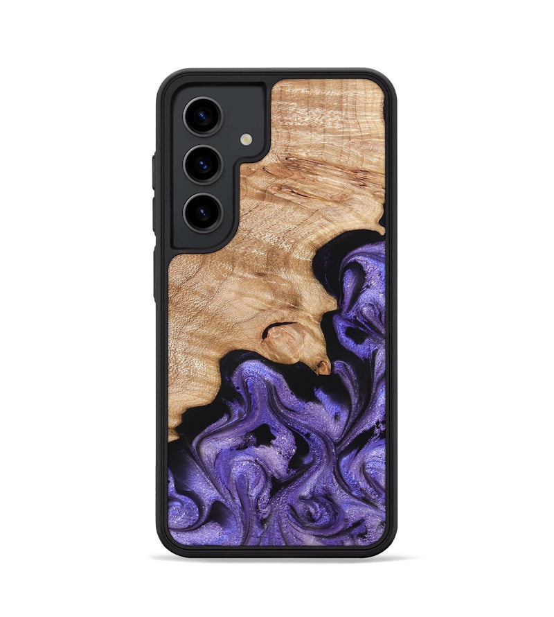 Galaxy S24 Wood Phone Case - Shyann (Purple, 822637)
