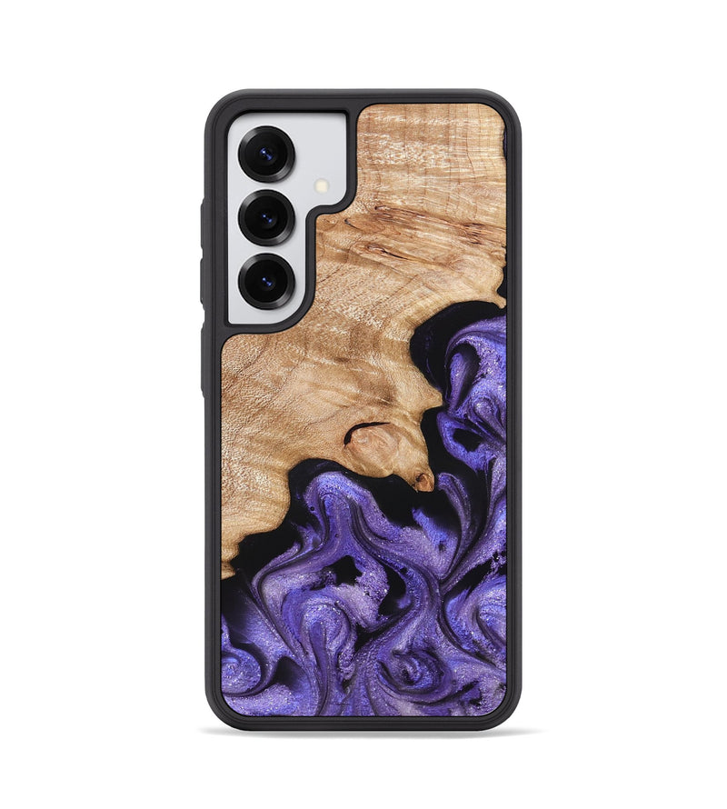Galaxy S25 Wood Phone Case - Shyann (Purple, 822637)