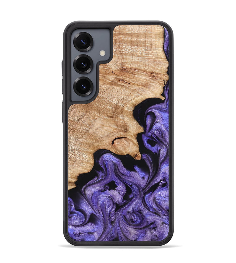 Galaxy S25 Plus Wood Phone Case - Shyann (Purple, 822637)