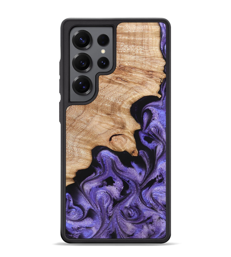 Galaxy S25 Ultra Wood Phone Case - Shyann (Purple, 822637)