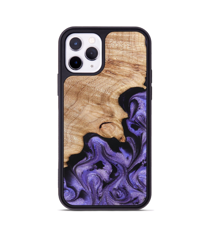 iPhone 11 Pro Wood Phone Case - Shyann (Purple, 822637)