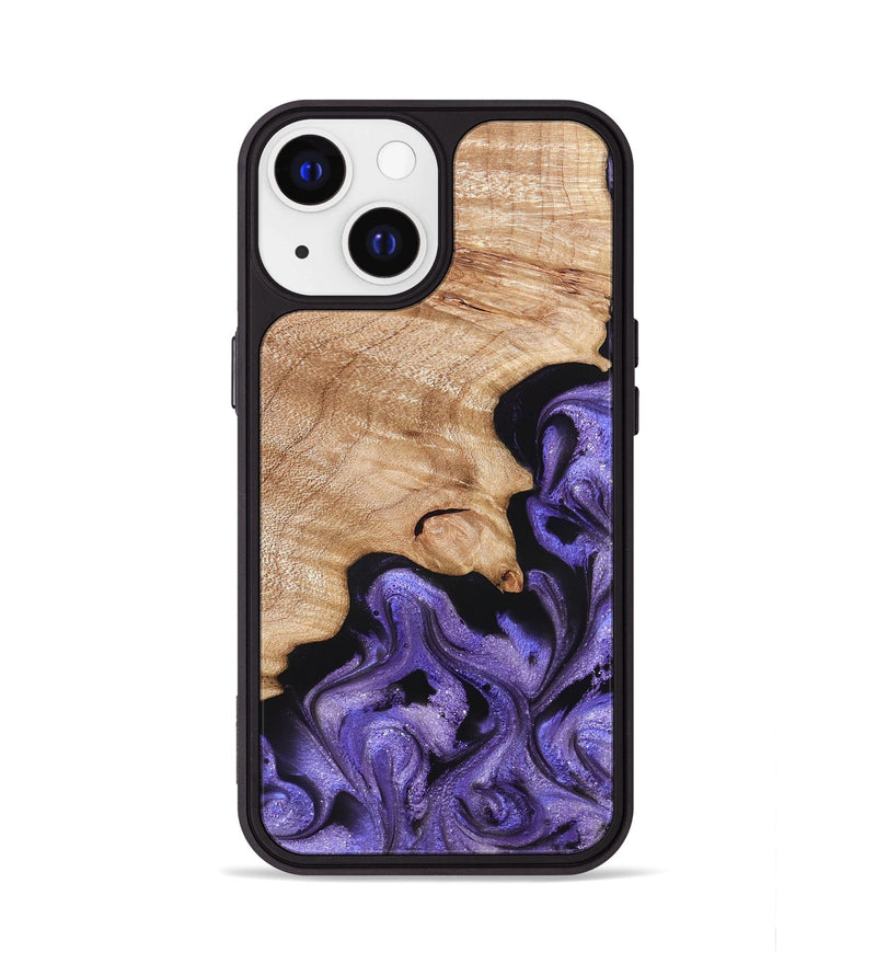 iPhone 13 Wood Phone Case - Shyann (Purple, 822637)