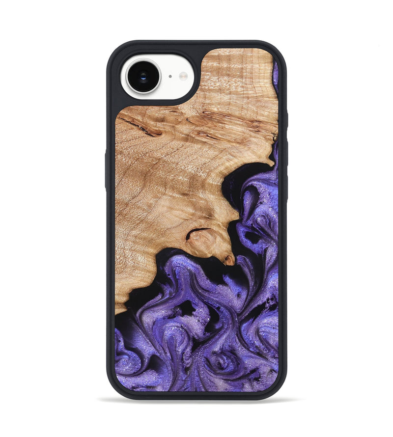 iPhone 16e Wood Phone Case - Shyann (Purple, 822637)