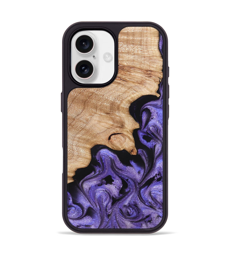 iPhone 17 Wood Phone Case - Shyann (Purple, 822637)