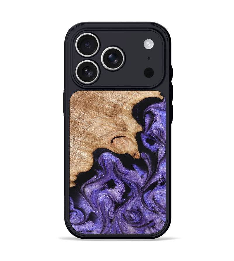 iPhone 17 Pro Wood Phone Case - Shyann (Purple, 822637)
