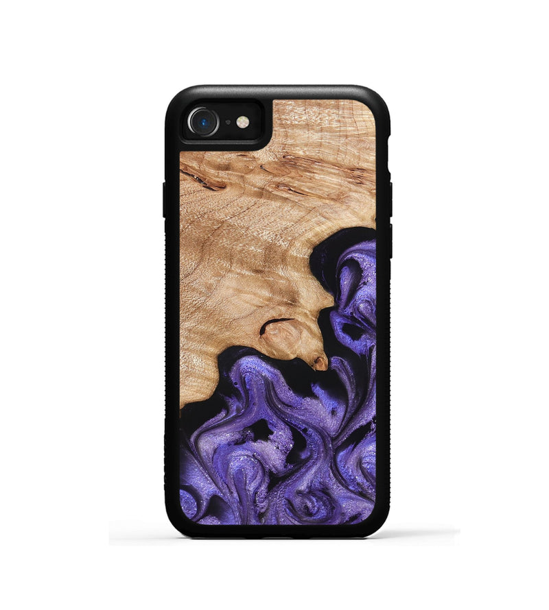 iPhone SE Wood Phone Case - Shyann (Purple, 822637)