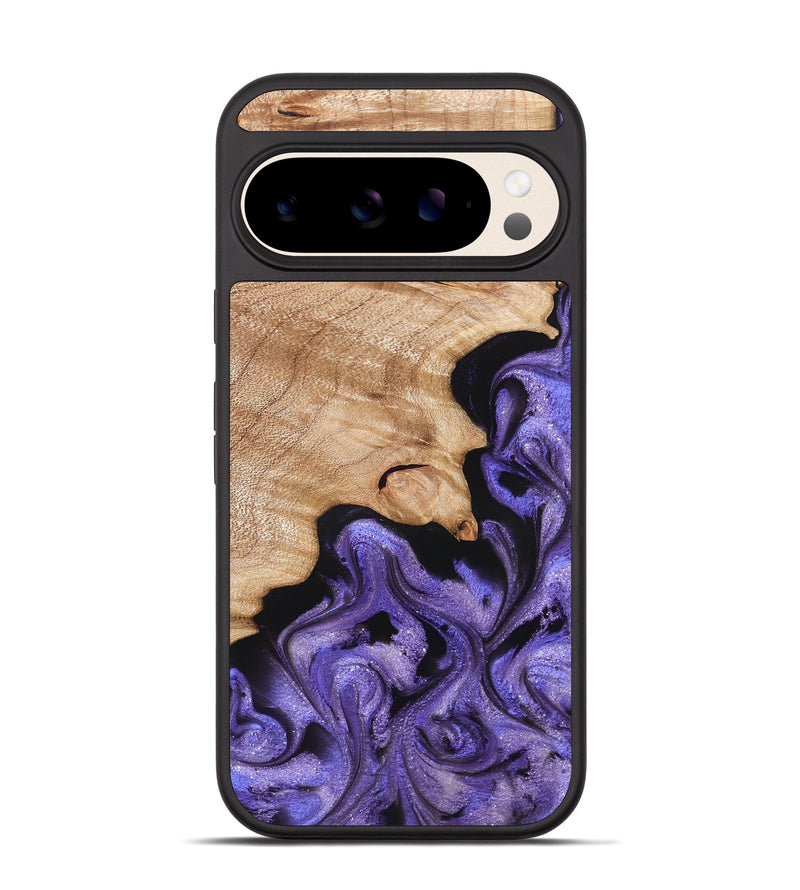 Pixel 10 Wood Phone Case - Shyann (Purple, 822637)