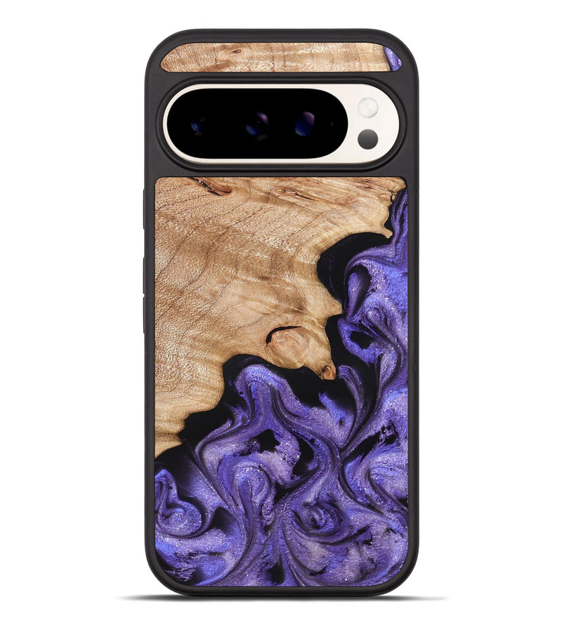 Pixel 10 Pro XL Wood Phone Case - Shyann (Purple, 822637)