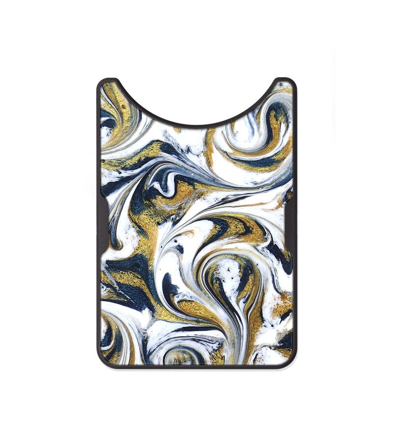 Alloy ResinArt Wallet - Omarion (Teal & Gold, 822656)