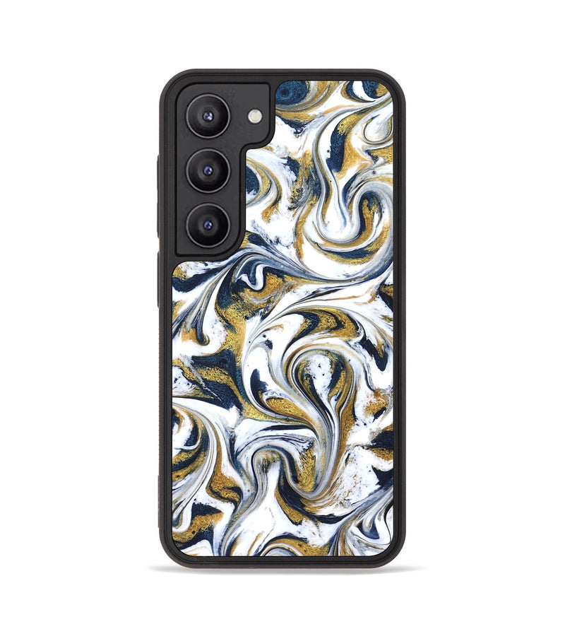 Galaxy S23 ResinArt Phone Case - Omarion (Teal & Gold, 822656)