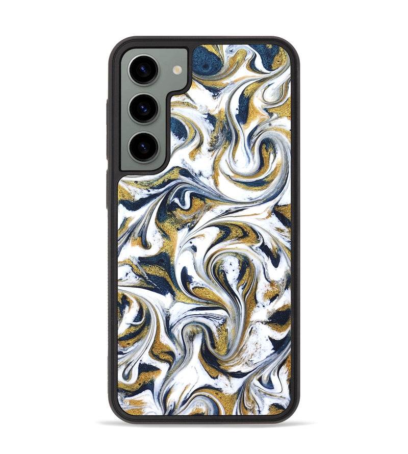 Galaxy S23 Plus ResinArt Phone Case - Omarion (Teal & Gold, 822656)