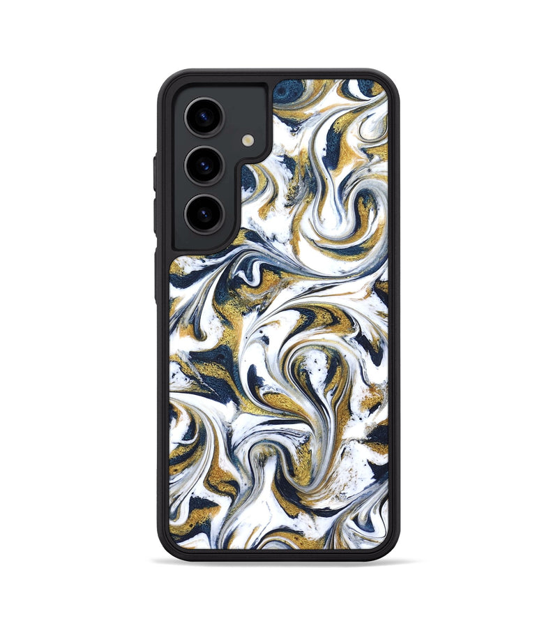 Galaxy S24 ResinArt Phone Case - Omarion (Teal & Gold, 822656)