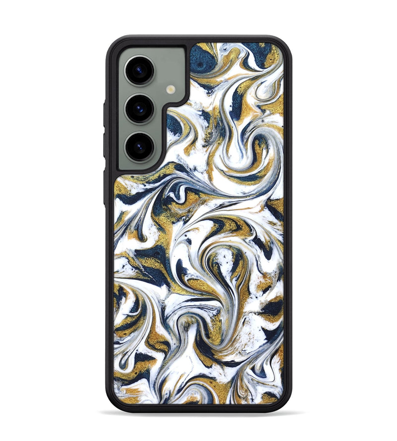 Galaxy S24 Plus ResinArt Phone Case - Omarion (Teal & Gold, 822656)