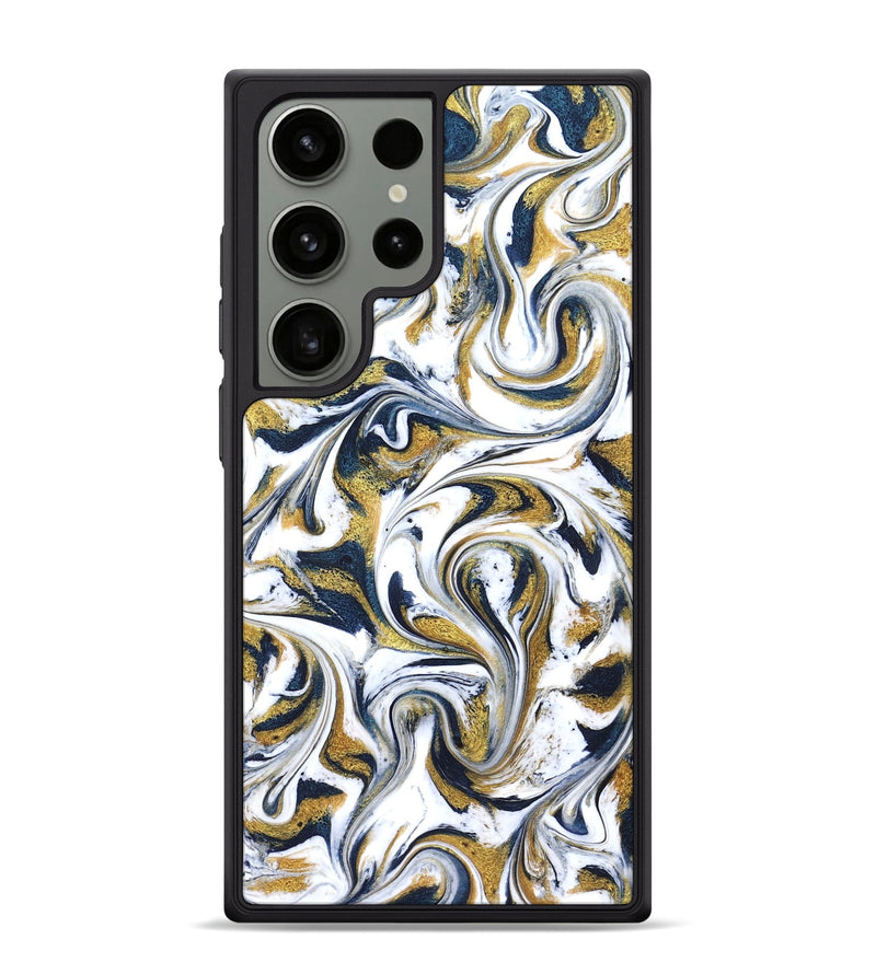 Galaxy S24 Ultra ResinArt Phone Case - Omarion (Teal & Gold, 822656)