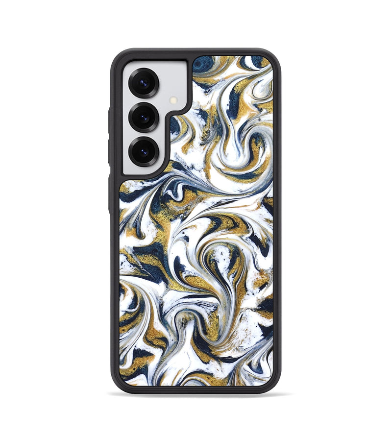 Galaxy S25 ResinArt Phone Case - Omarion (Teal & Gold, 822656)