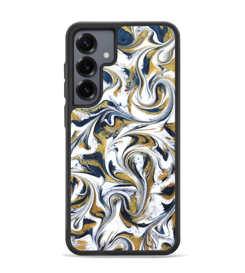 Galaxy S25 Plus ResinArt Phone Case - Omarion (Teal & Gold, 822656)