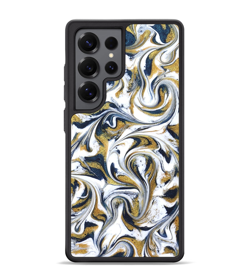 Galaxy S25 Ultra ResinArt Phone Case - Omarion (Teal & Gold, 822656)