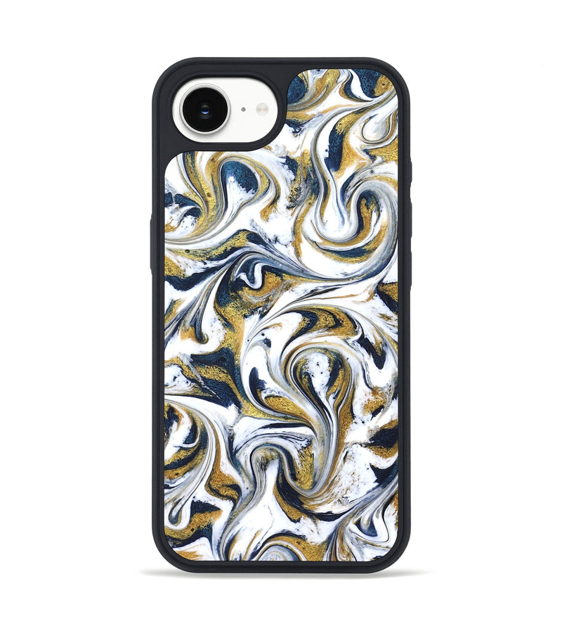 iPhone 17e ResinArt Phone Case - Omarion (Teal & Gold, 822656)