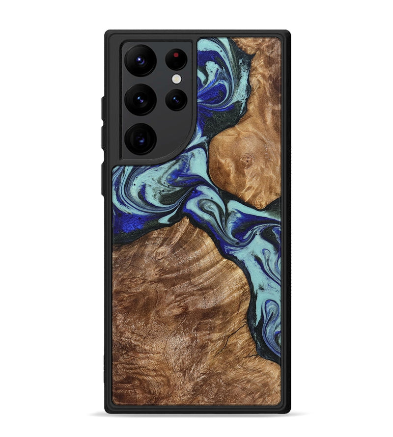 Galaxy S22 Ultra Wood Phone Case - Jed (Green, 822660)