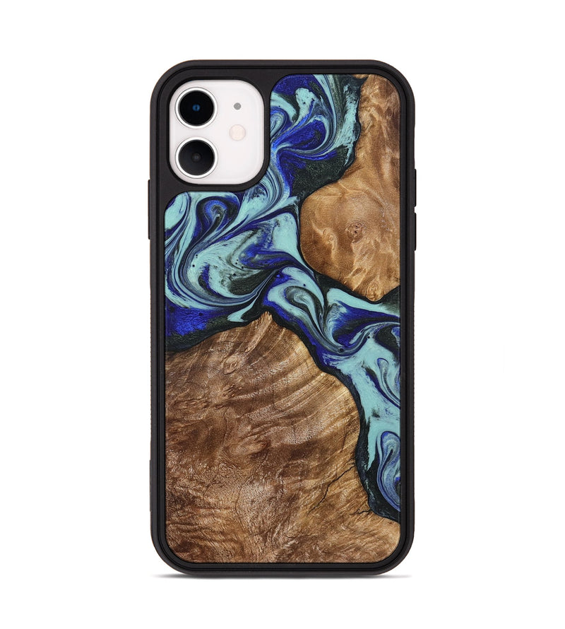 iPhone 11 Wood Phone Case - Jed (Green, 822660)