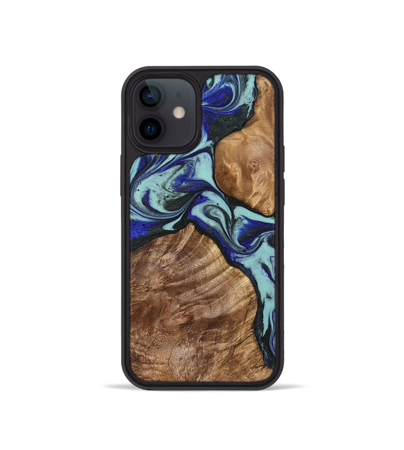 iPhone 12 mini Wood Phone Case - Jed (Green, 822660)