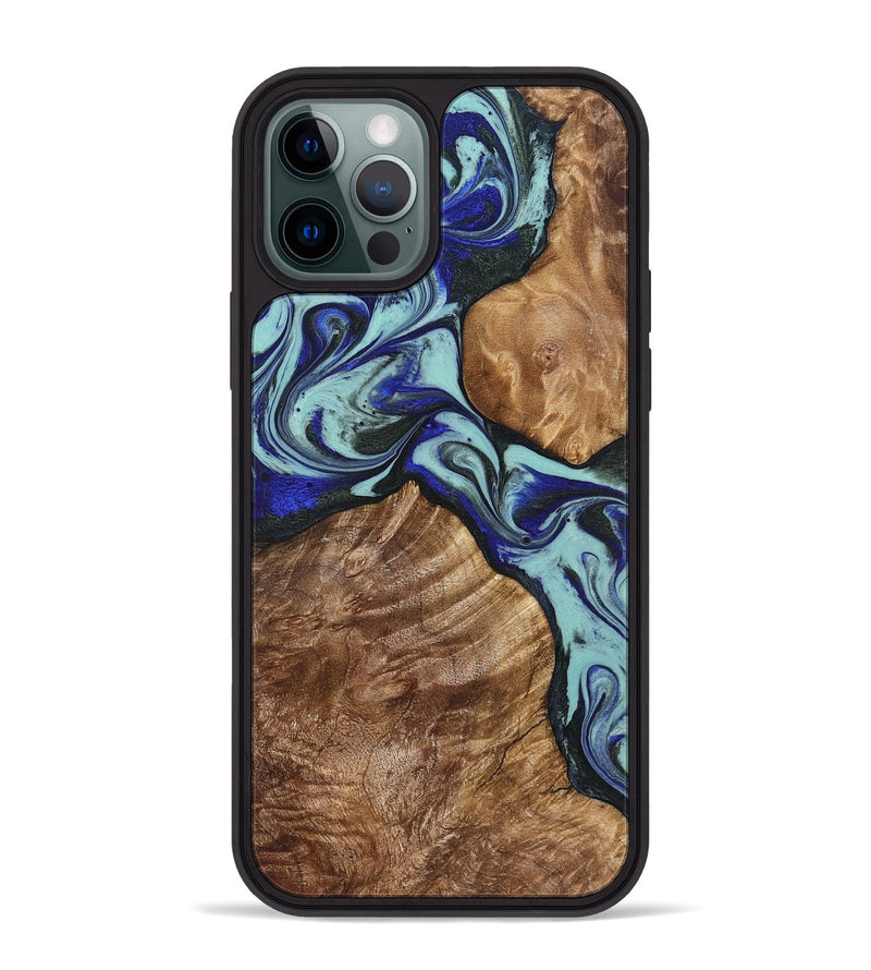 iPhone 12 Pro Max Wood Phone Case - Jed (Green, 822660)