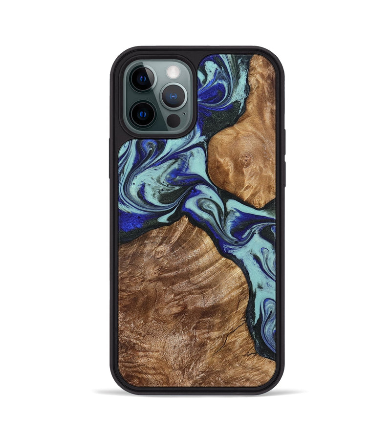 iPhone 12 Pro Wood Phone Case - Jed (Green, 822660)