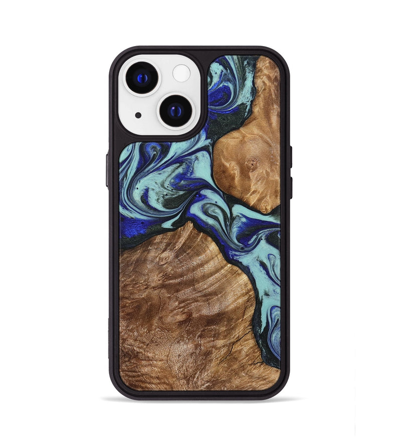 iPhone 13 Wood Phone Case - Jed (Green, 822660)