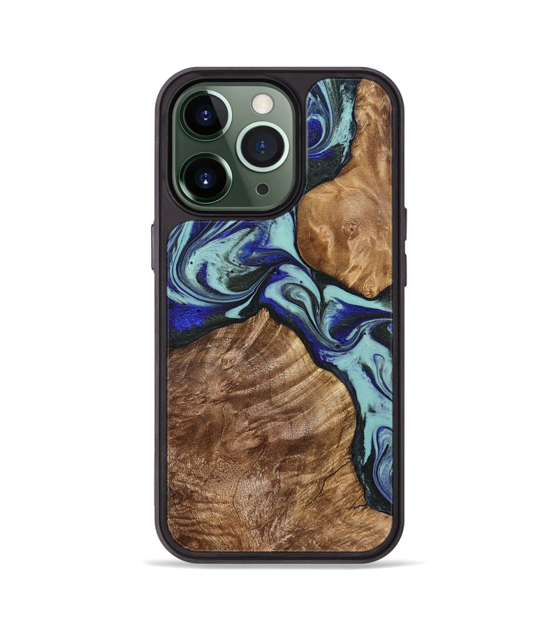 iPhone 13 Pro Wood Phone Case - Jed (Green, 822660)