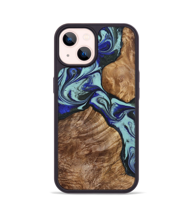 iPhone 14 Wood Phone Case - Jed (Green, 822660)