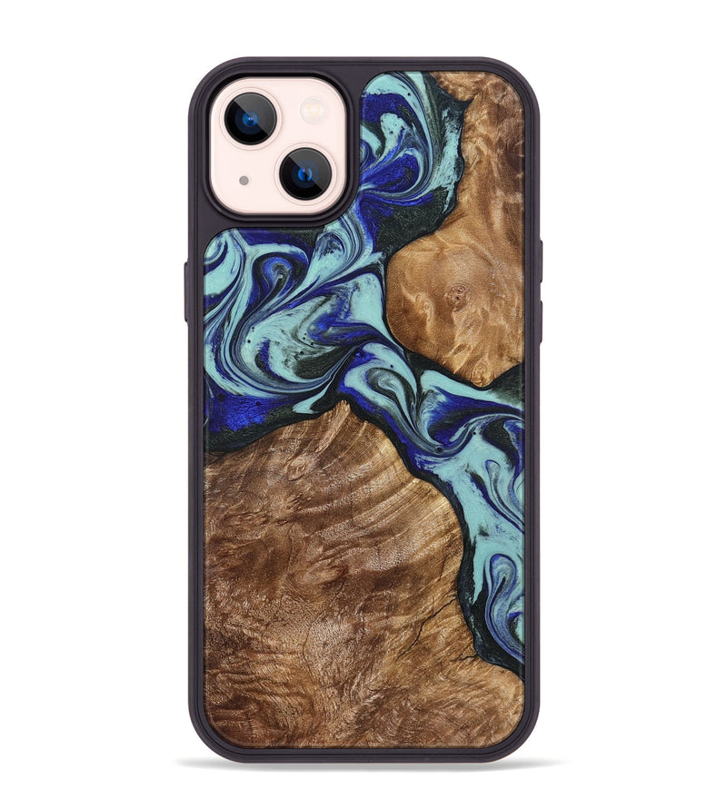 iPhone 14 Plus Wood Phone Case - Jed (Green, 822660)