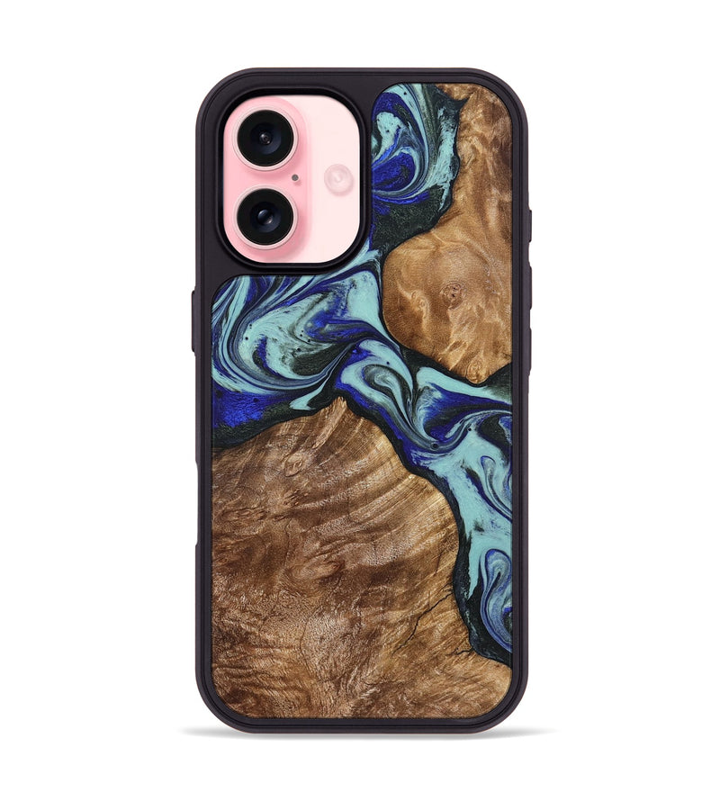 iPhone 16 Wood Phone Case - Jed (Green, 822660)