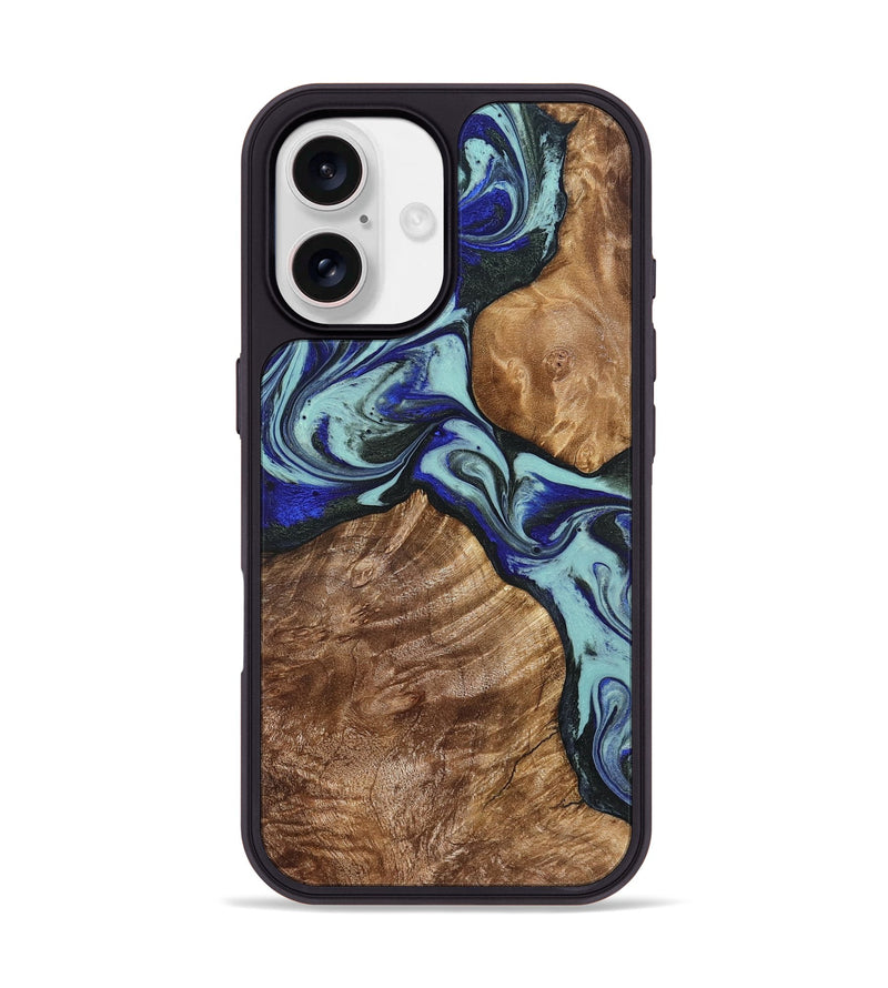 iPhone 17 Wood Phone Case - Jed (Green, 822660)