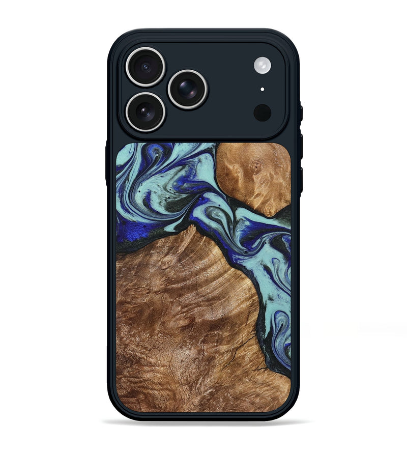 iPhone 17 Pro Max Wood Phone Case - Jed (Green, 822660)