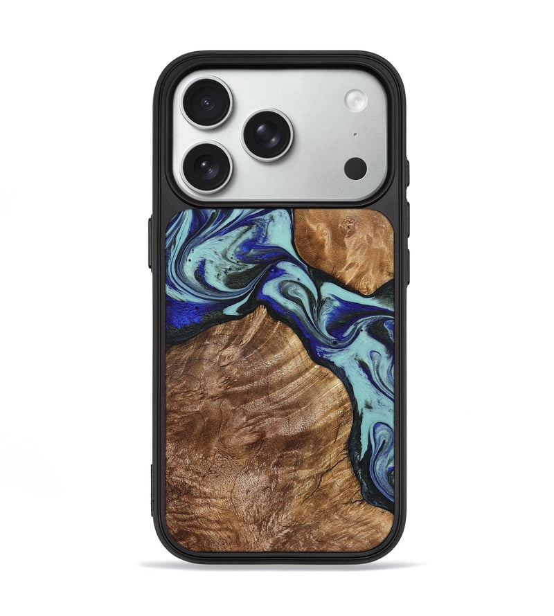 iPhone 18 Pro Wood Phone Case - Jed (Green, 822660)