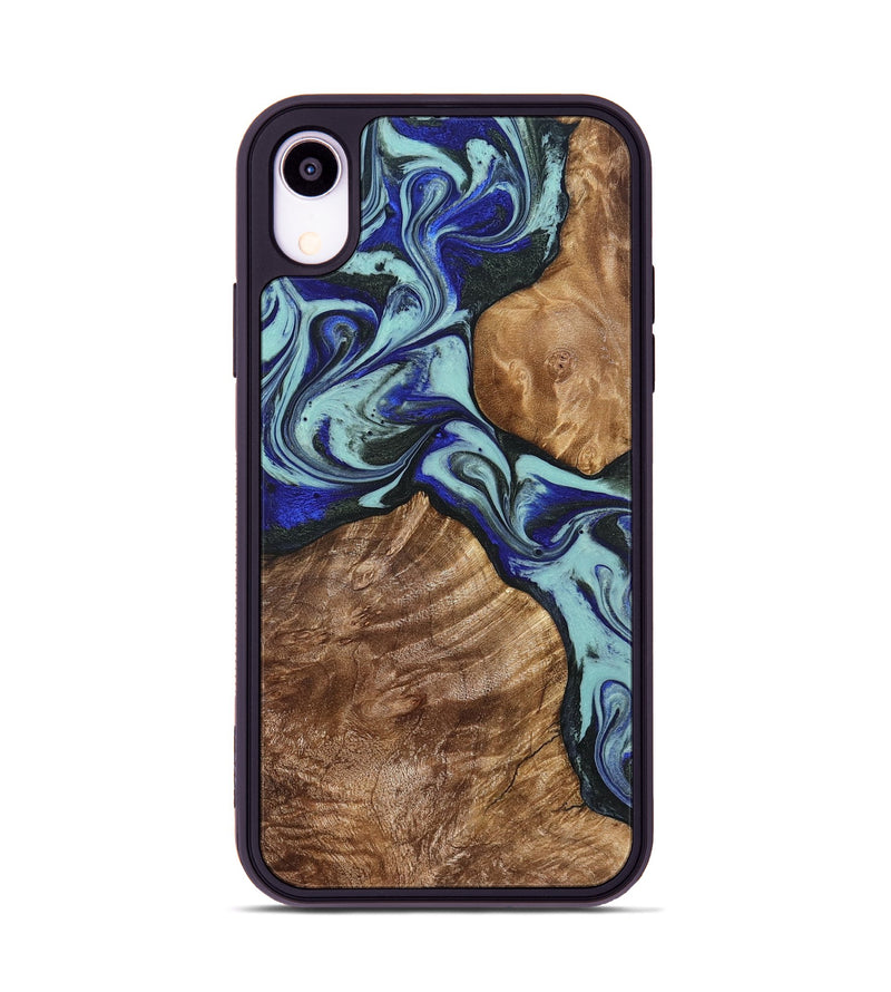iPhone Xr Wood Phone Case - Jed (Green, 822660)