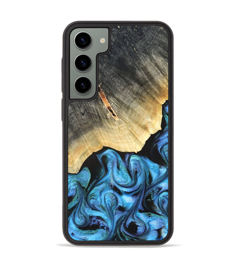 Galaxy S23 Plus Wood Phone Case - Adalyn (Blue, 822662)