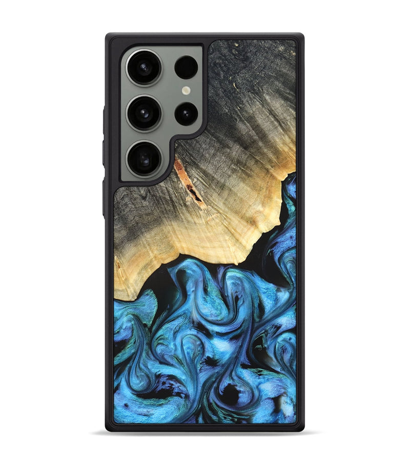 Galaxy S24 Ultra Wood Phone Case - Adalyn (Blue, 822662)