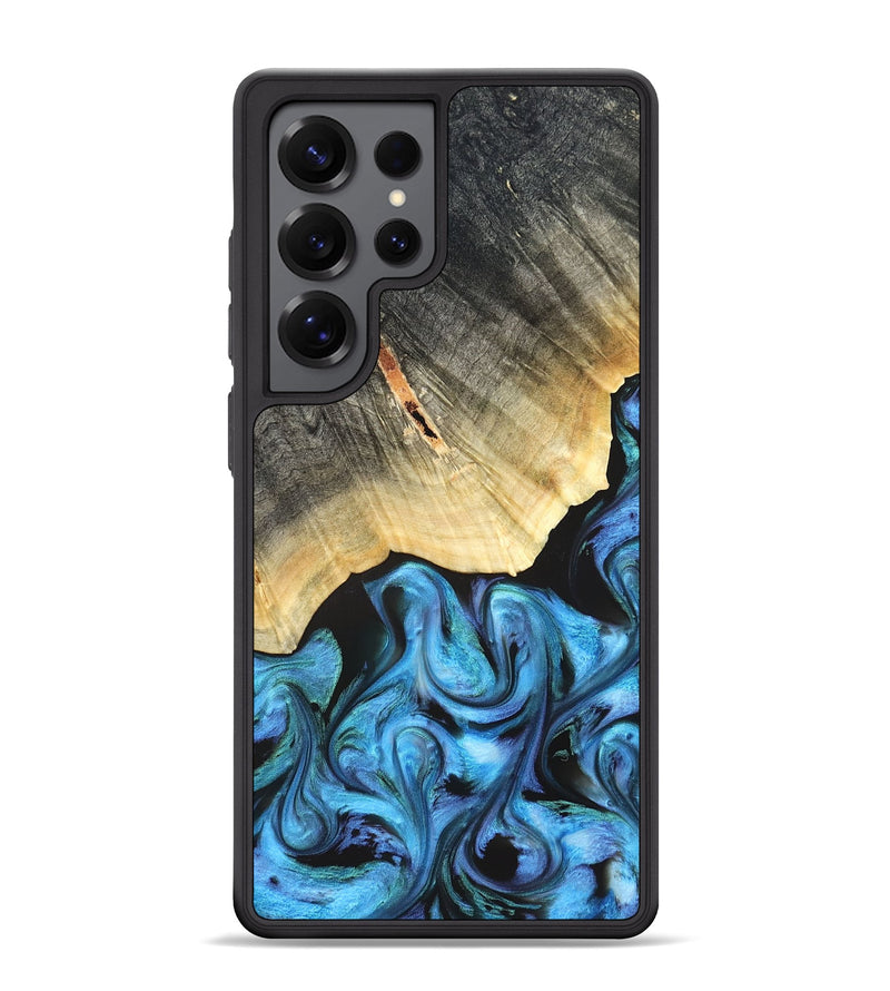 Galaxy S25 Ultra Wood Phone Case - Adalyn (Blue, 822662)