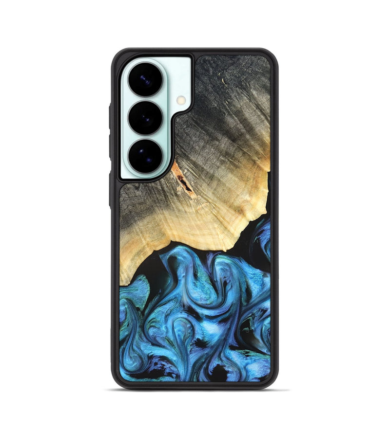 Galaxy S26 Wood Phone Case - Adalyn (Blue, 822662)