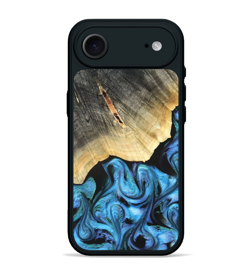 iPhone 17 Air Wood Phone Case - Adalyn (Blue, 822662)