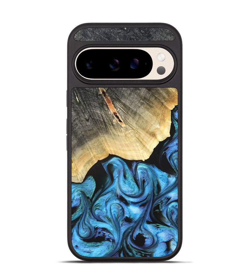 Pixel 10 Wood Phone Case - Adalyn (Blue, 822662)