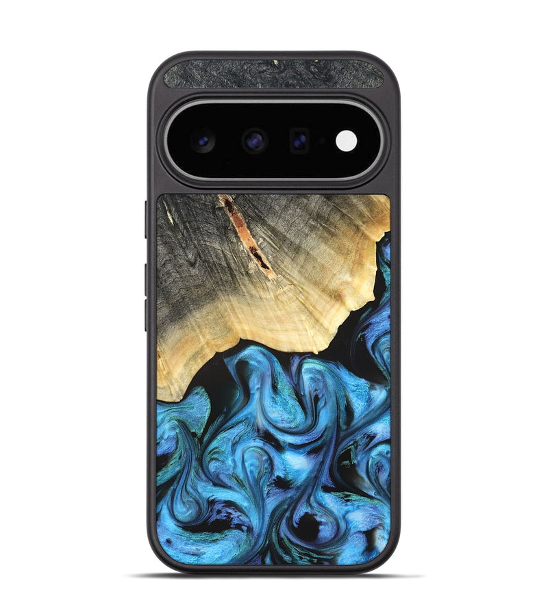 Pixel 11 Wood Phone Case - Adalyn (Blue, 822662)