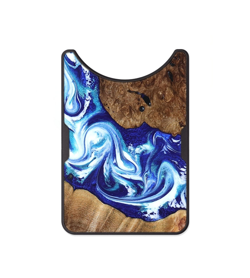 Alloy Wood Wallet - Laura (Blue, 822667)