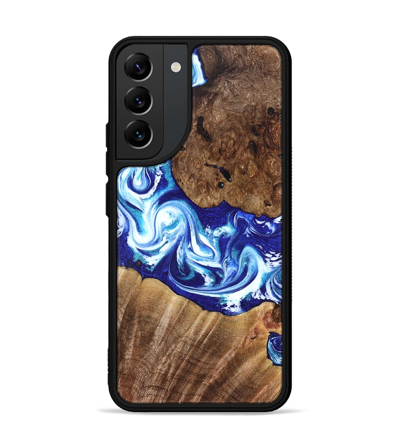Galaxy S22 Plus Wood Phone Case - Laura (Blue, 822667)