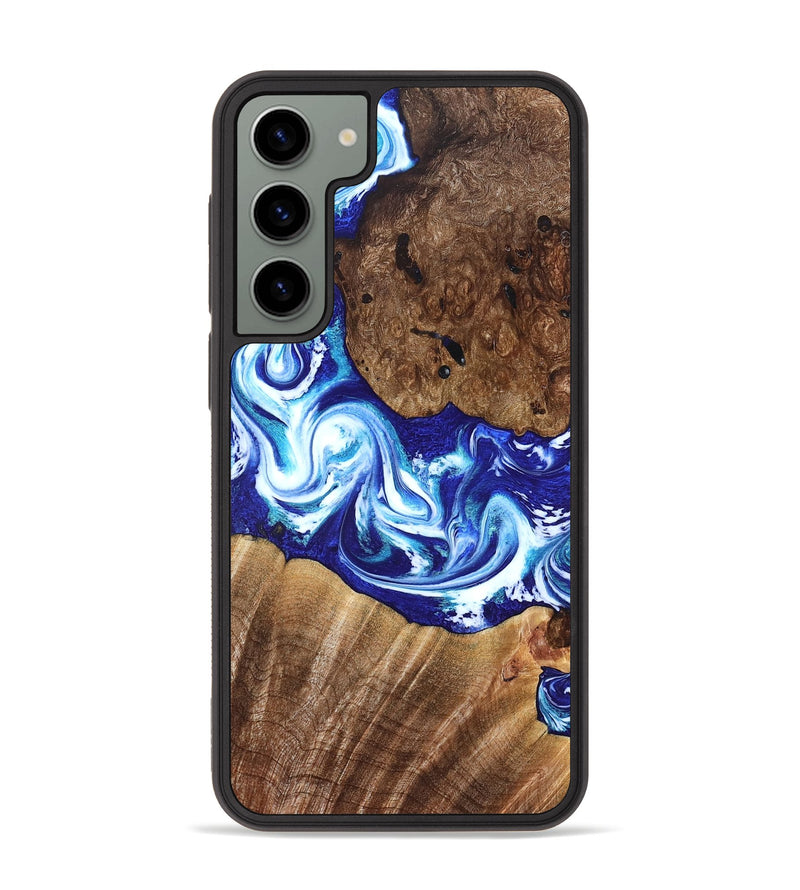 Galaxy S23 Plus Wood Phone Case - Laura (Blue, 822667)