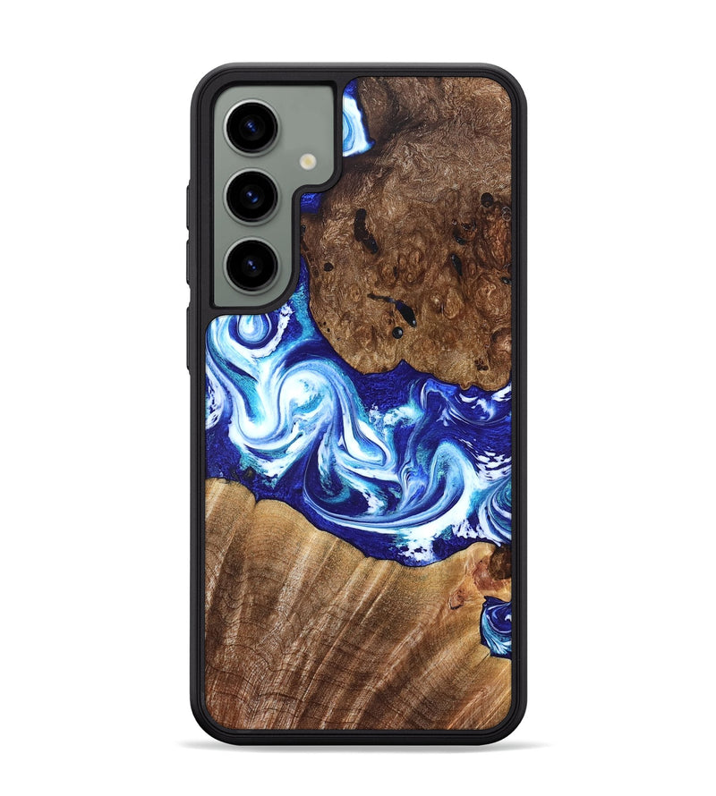 Galaxy S24 Plus Wood Phone Case - Laura (Blue, 822667)