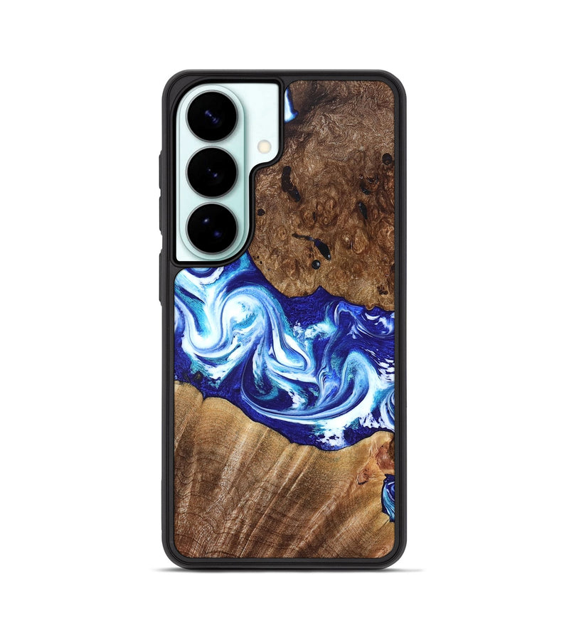 Galaxy S26 Wood Phone Case - Laura (Blue, 822667)