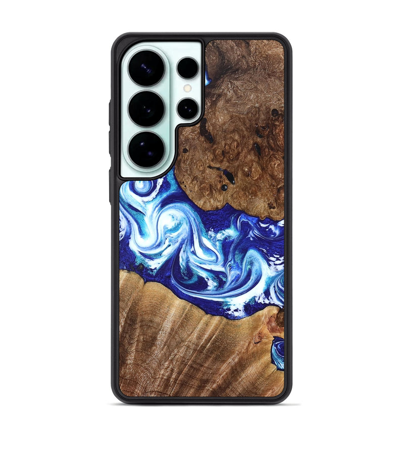 Galaxy S26 Ultra Wood Phone Case - Laura (Blue, 822667)