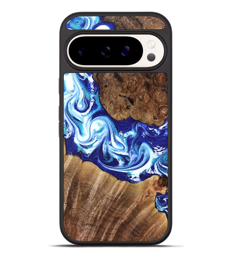 Pixel 9 Pro XL Wood Phone Case - Laura (Blue, 822667)